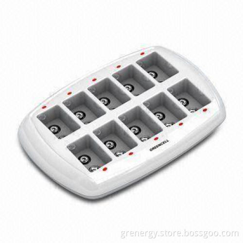 10 Channels Charger with 5 Hours Safety Timer, UL, CE and RoHS Certified
